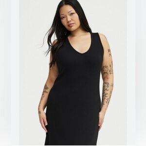 3/$25*TORRID Black Sleeveless V-Neck Dress SIZE 2